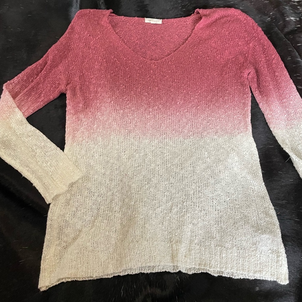 Promesa To Dye For Ombre Sweater Medium Large